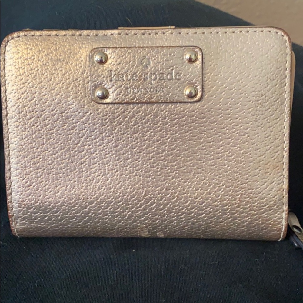 Kate Spade rose Gold Wallet